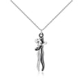 For Love - S925 You Are My Another Half Hug Couple Necklace