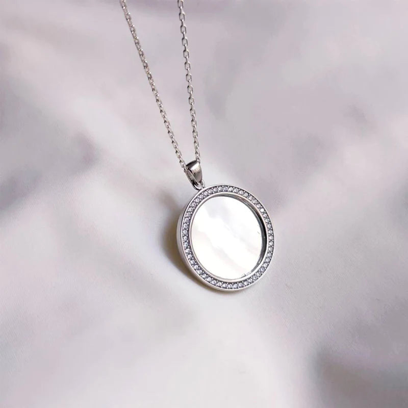 For Love - S925 You are Beautiful Mirror Necklace