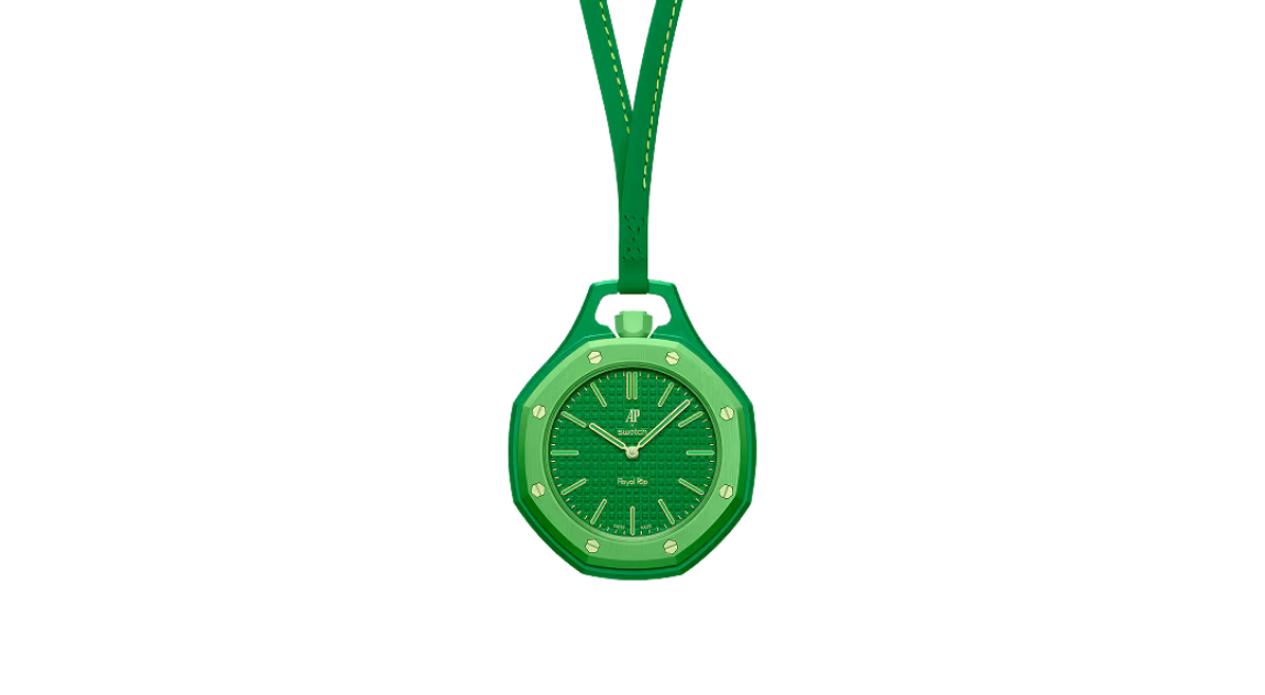 Swatch x Audemars Piguet Bioceramic Royal Pop Green Eight