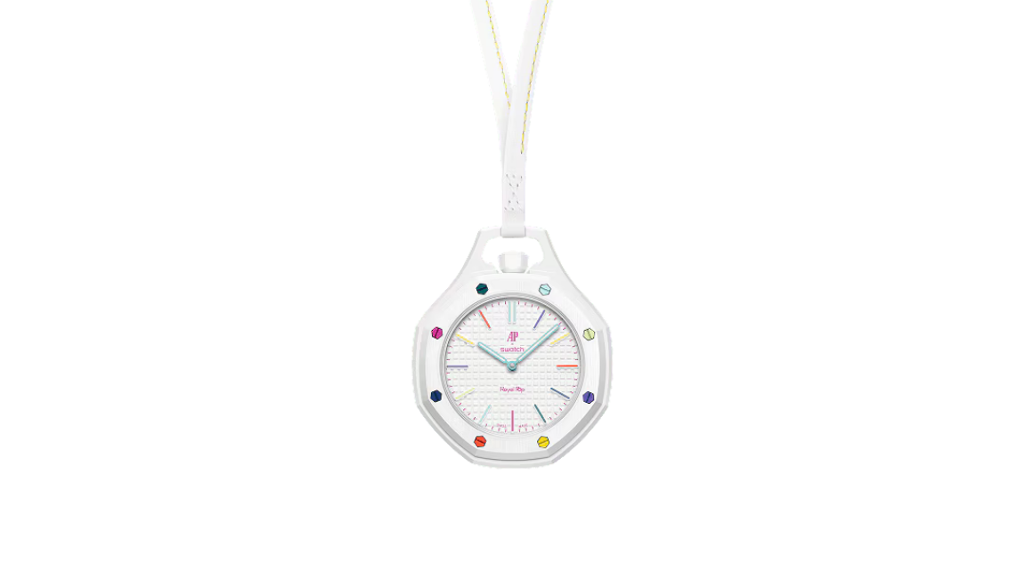 Swatch x Audemars Piguet Bioceramic Royal Pop Huit Blanc