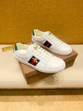 White Stripe Low-Top Sneakers — hero