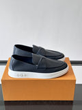 Louis Vuitton Black Platform Loafers — hero