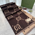 Gucci Geometric Fringed Scarf — hero