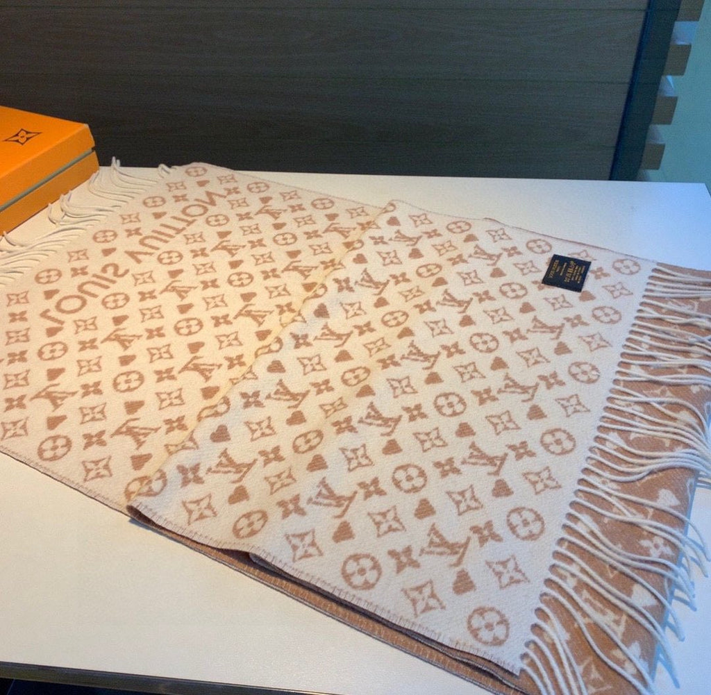Louis Vuitton Reversible Monogram-Inspired Scarf — back