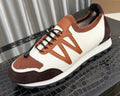 Louis Vuitton Cream Brown Low-Top Sneakers — hero