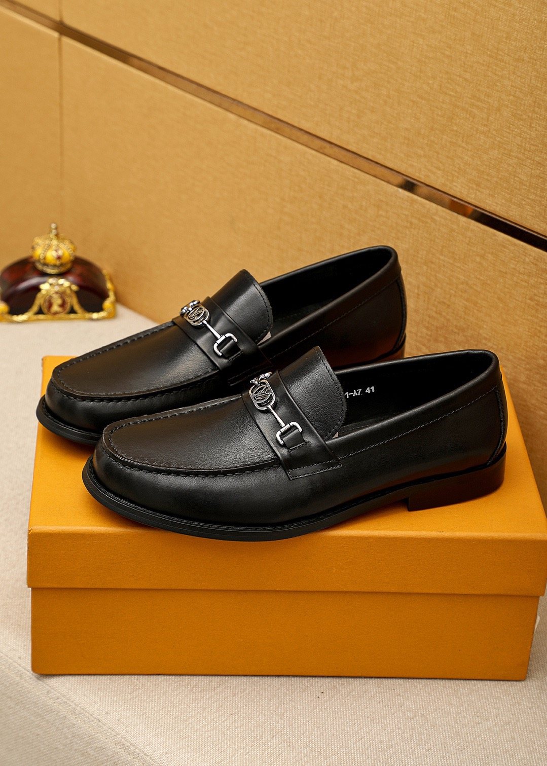 Louis Vuitton Black Hardware Loafers — hero