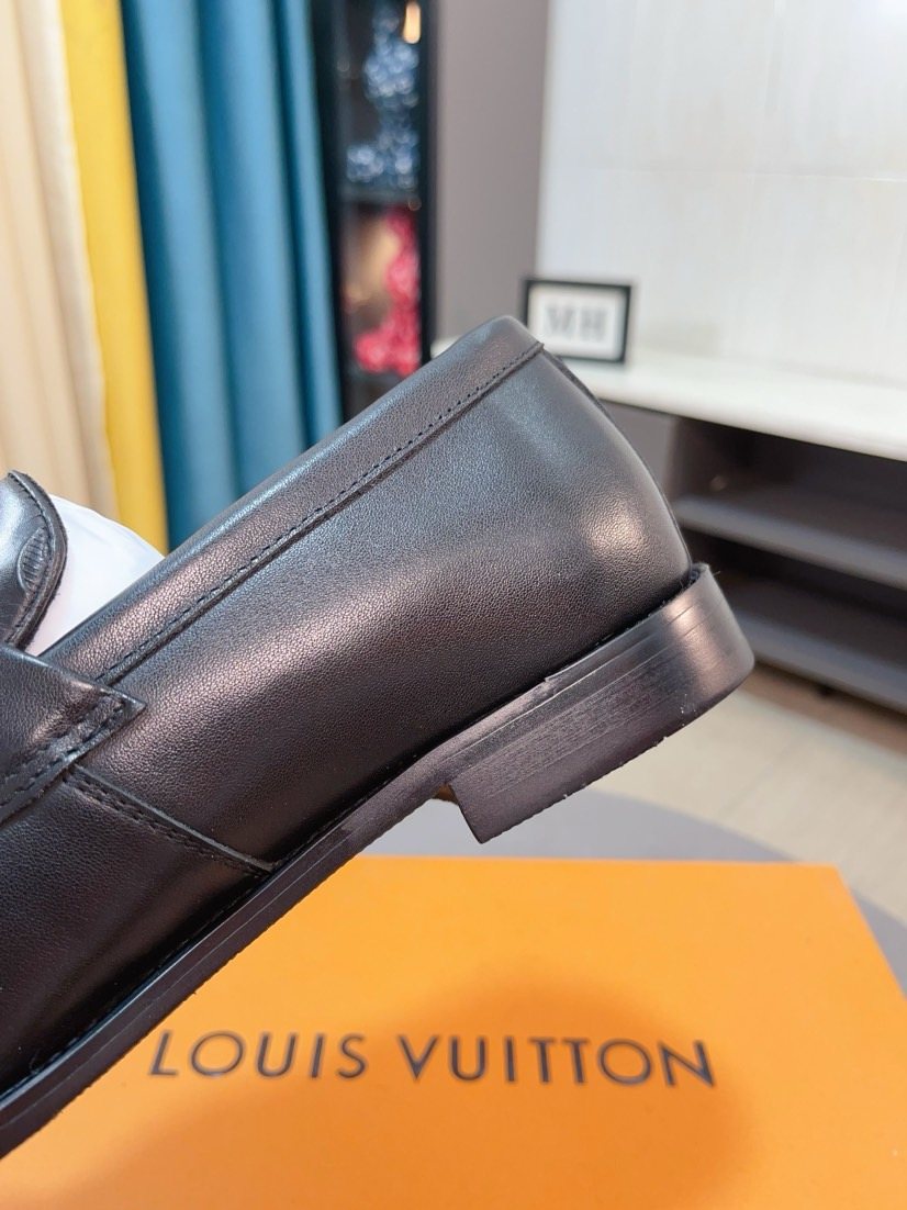 Louis Vuitton Leather Loafers — detail