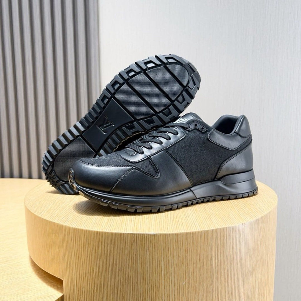 Louis Vuitton Black & Dark Gray Low-Top Sneakers — detail