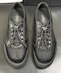 Prada Black and Charcoal Gray Sneakers — hero