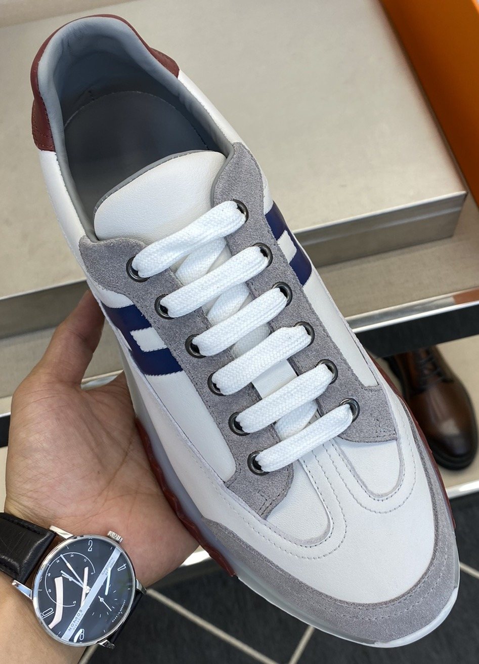 Men's Color-Block Low-Top Sneakers — front