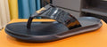 Louis Vuitton Crocodile-Embossed Thong Sandals — hero