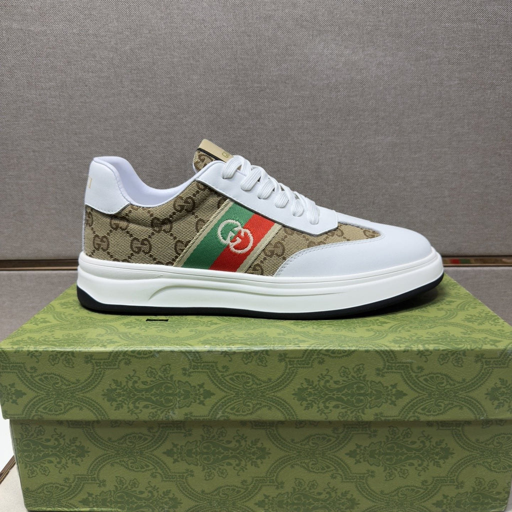 Gucci Web Stripe Low-Top Sneakers — front