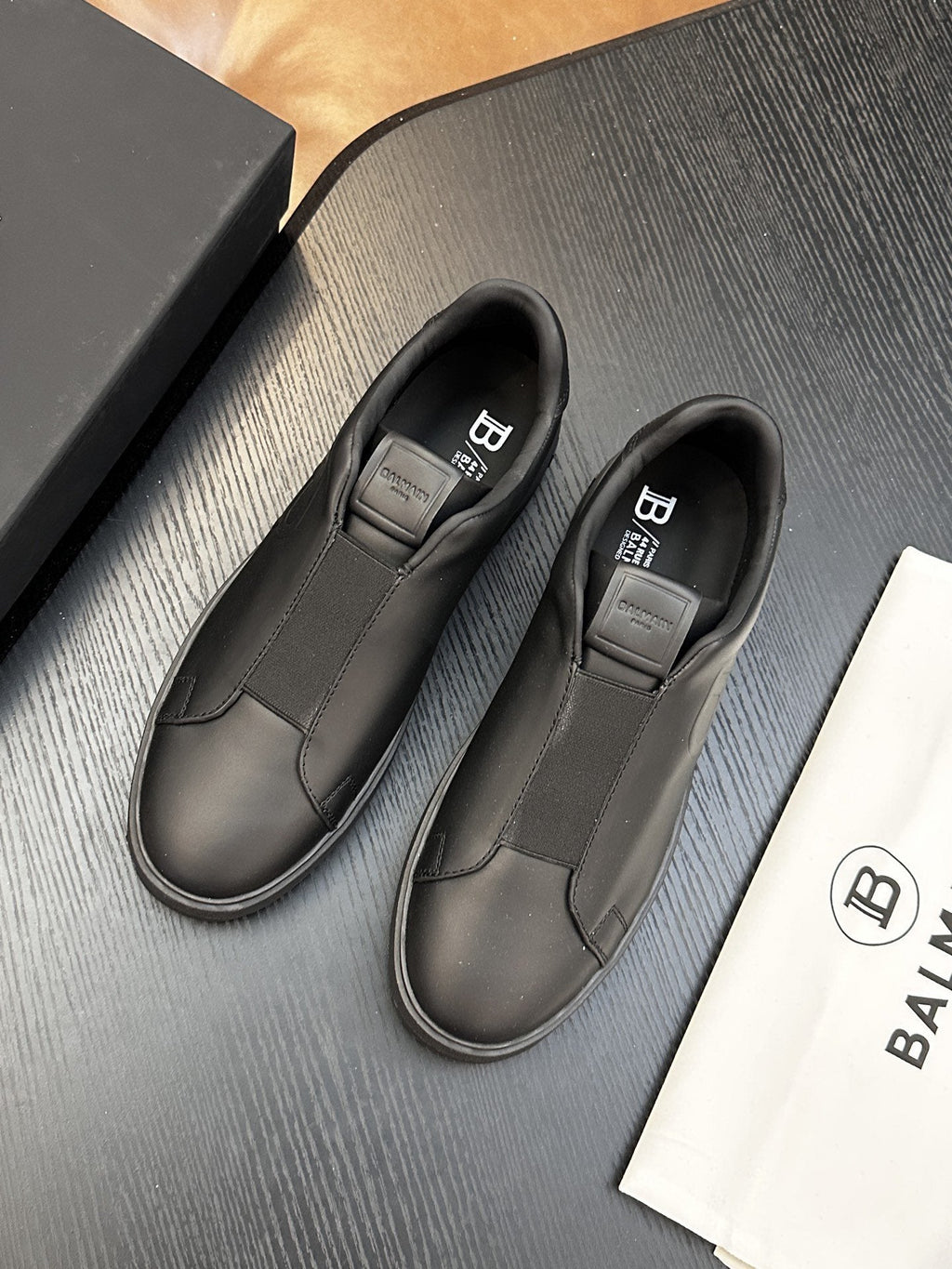 Balmain B-Skate Slip-On Sneakers — hero