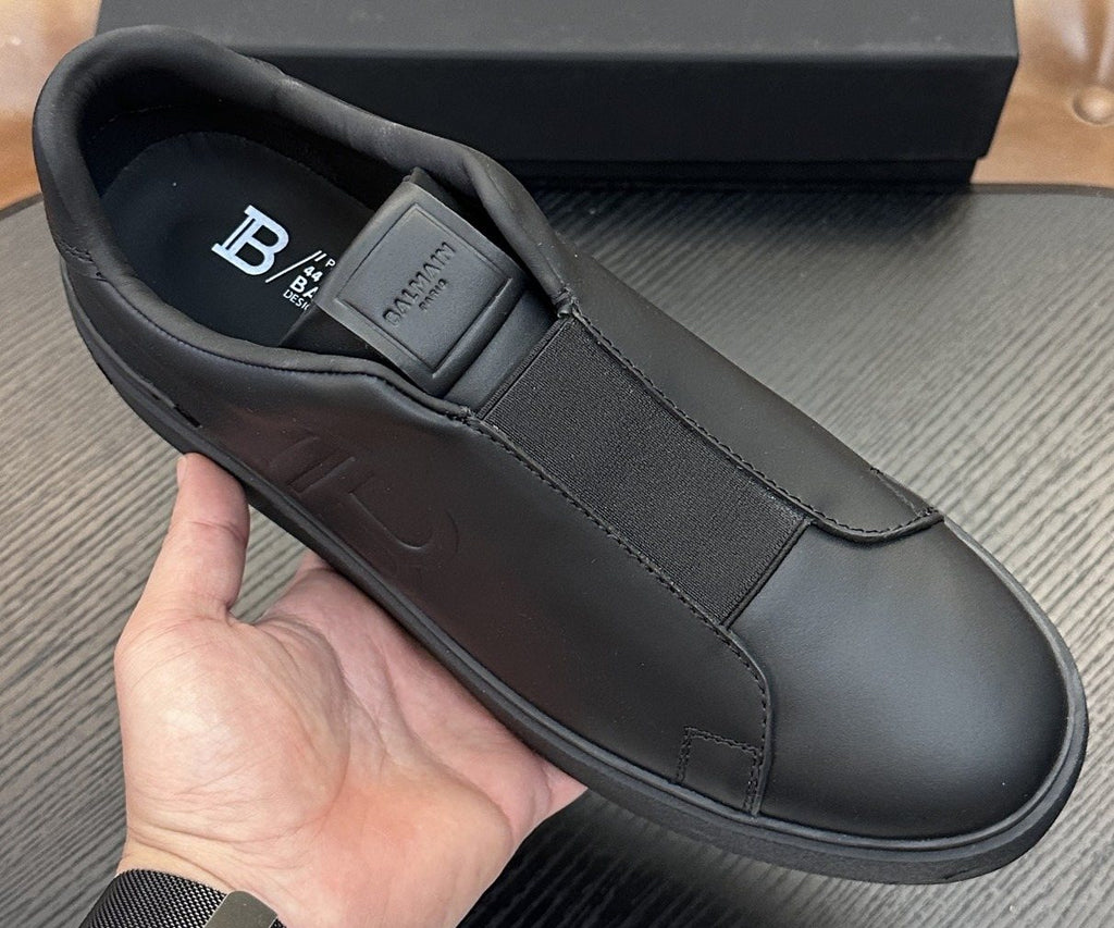 Balmain B-Skate Slip-On Sneakers — front