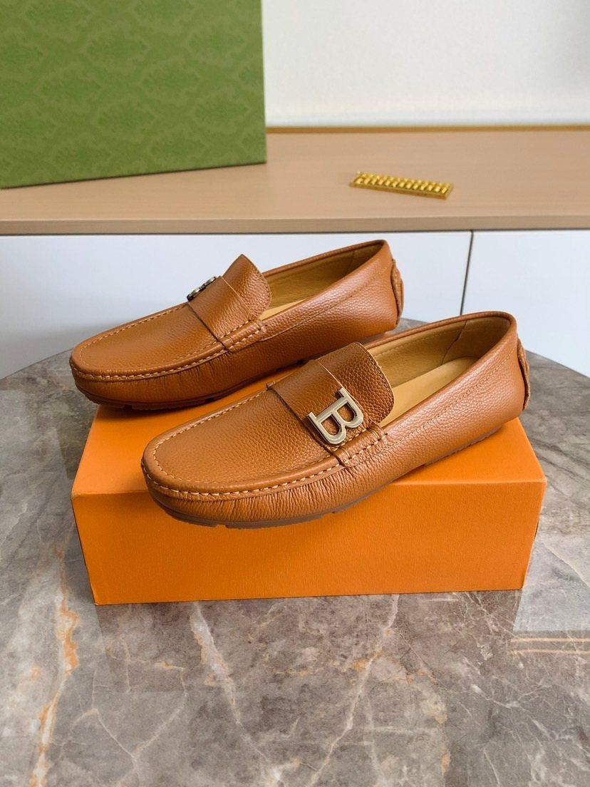 Men's Metal-Accent Loafers — front
