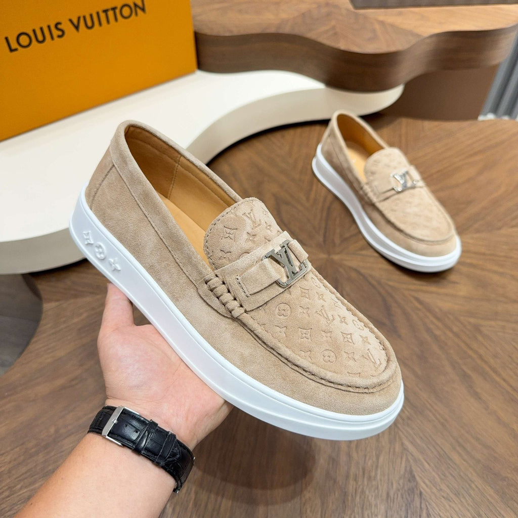 Louis Vuitton Monogram Slip-On Sneakers — model