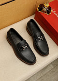 微商相册测试鞋子-Salvatore Ferragamo Leather Bit Loafers — hero