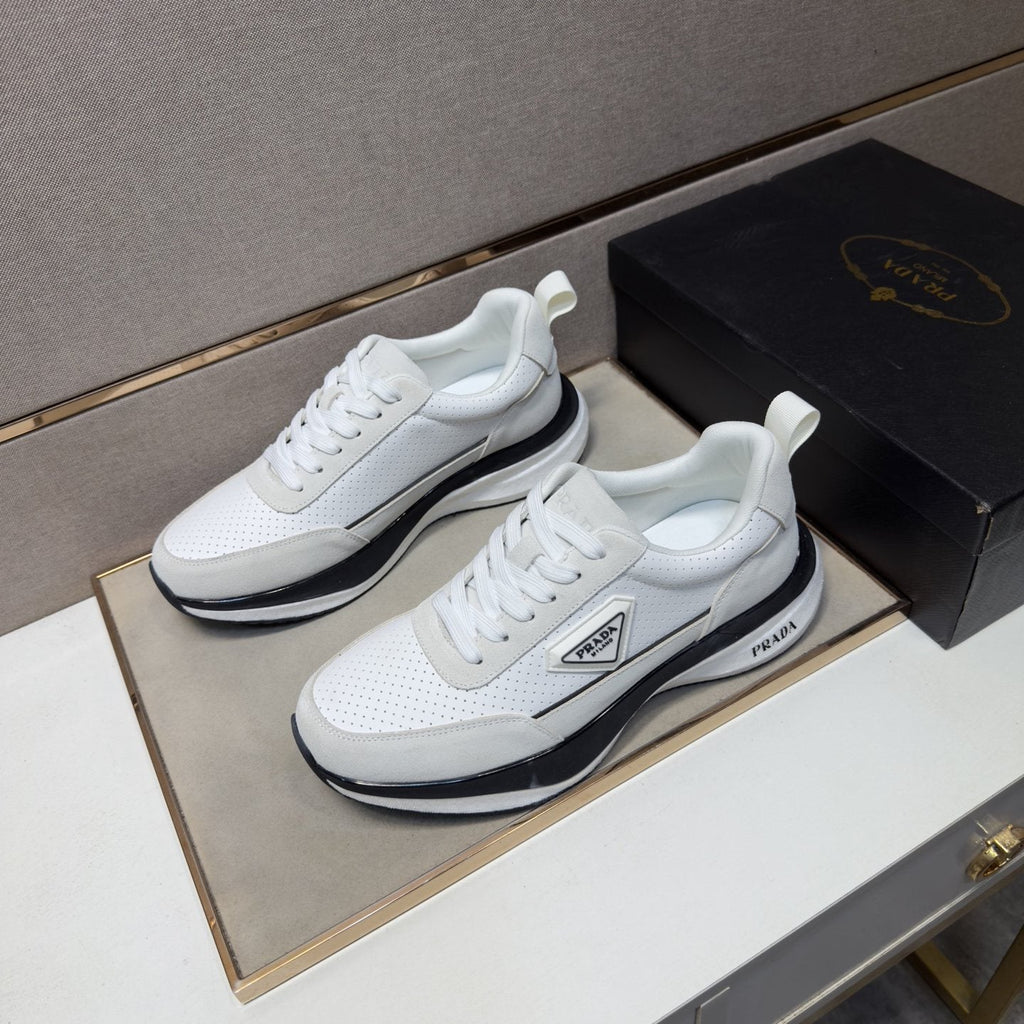 Prada Mesh Panel Sneakers — front