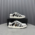 AMIRI Mint Green Paneled Low-Top Sneakers — front