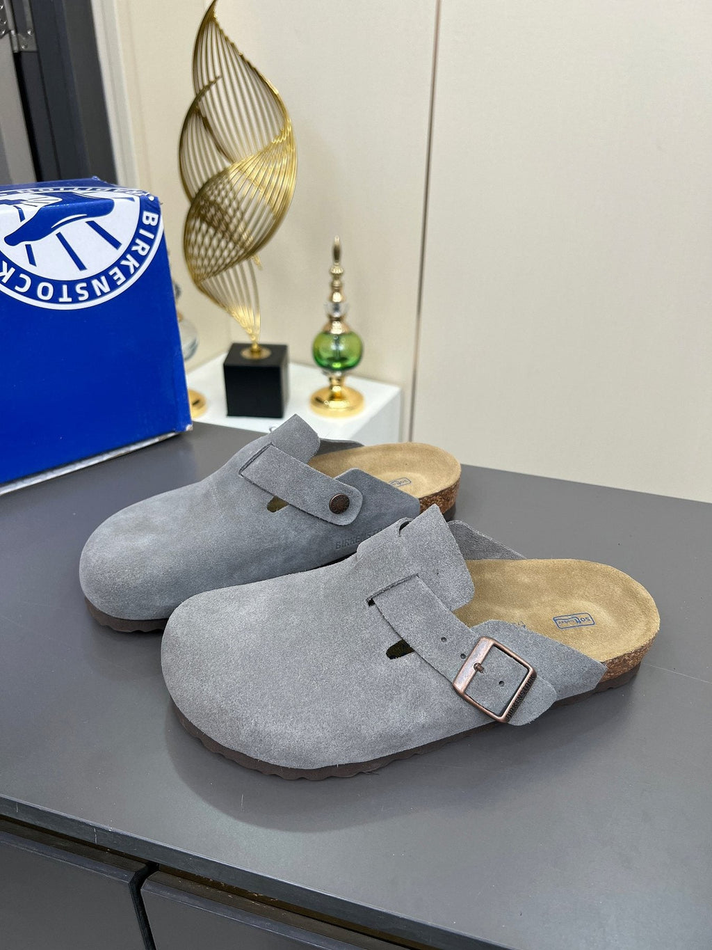 Birkenstock Closed-Toe Buckle Clogs — side