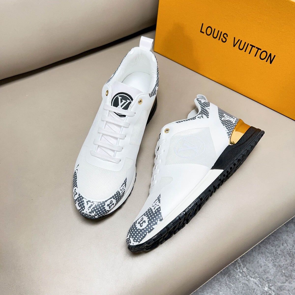 Louis Vuitton Patterned Panel Sneakers — side