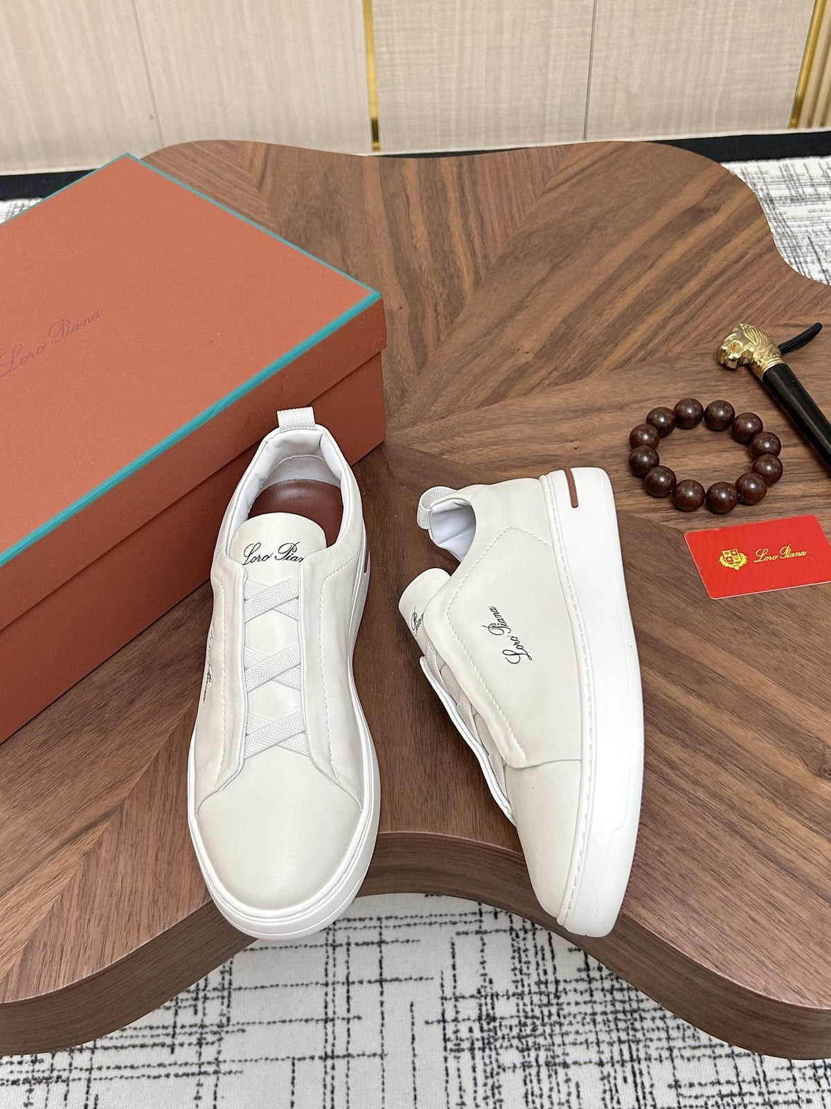 Loro Piana Slip-On Sneakers — front