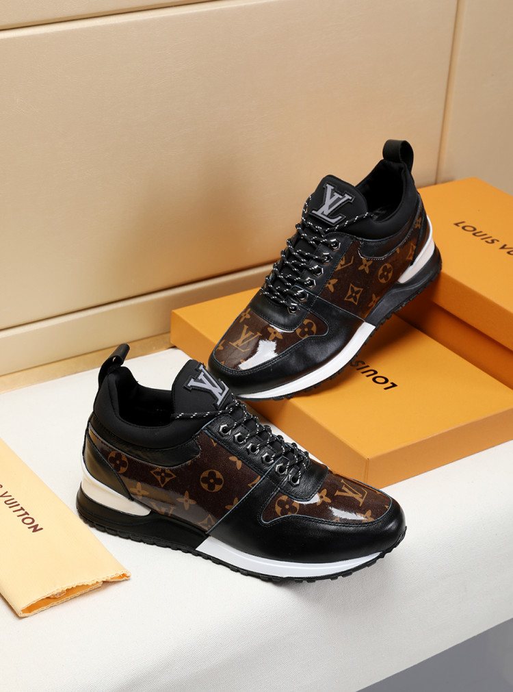 Louis Vuitton Monogram Panel Low-Top Sneakers — detail