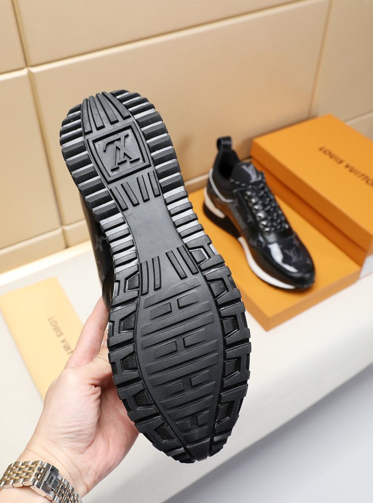 Louis Vuitton Monogram Panel Low-Top Sneakers — detail