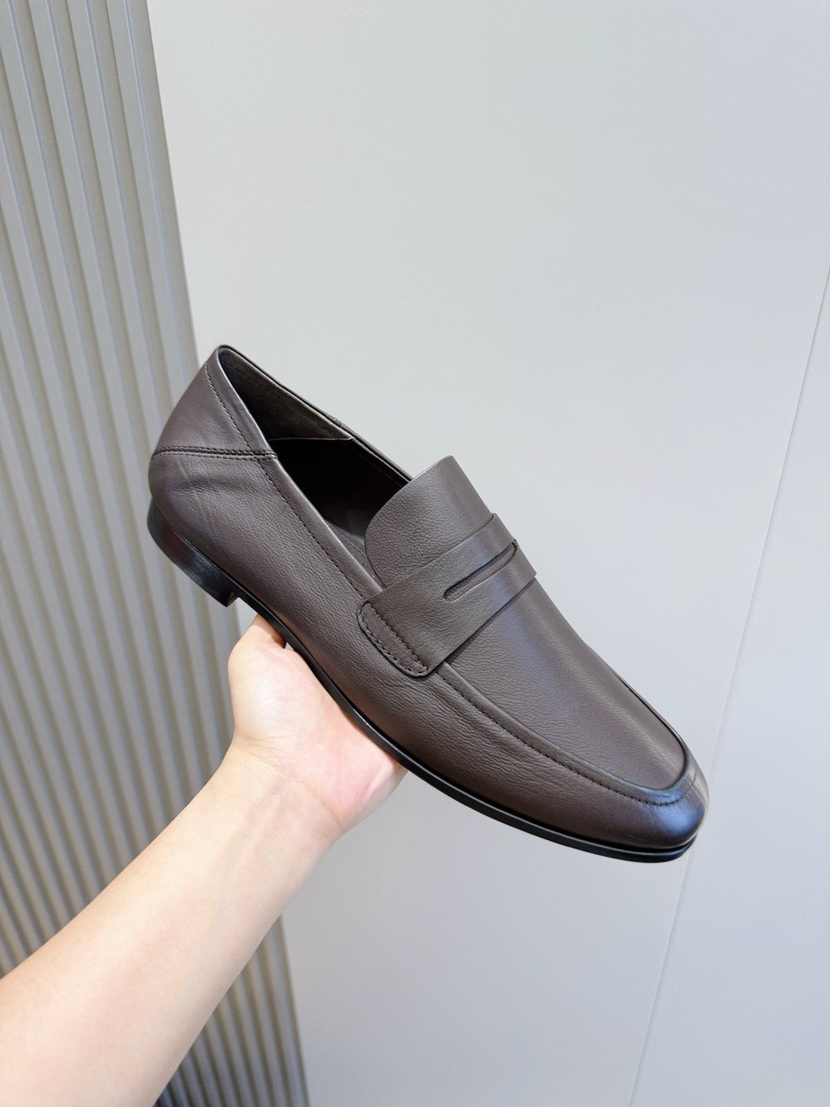 Ermenegildo Zegna Moccasin Penny Loafers — model
