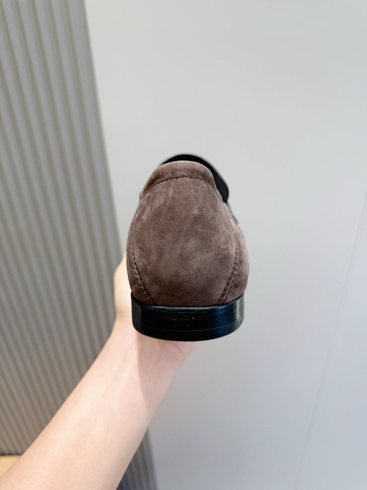 Ermenegildo Zegna Moccasin Penny Loafers — back