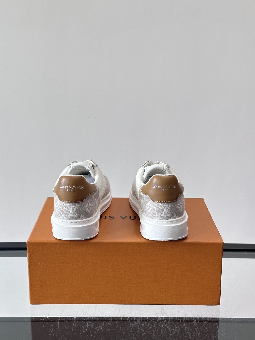 Louis Vuitton Monogram Panel Low-Top Sneakers — detail