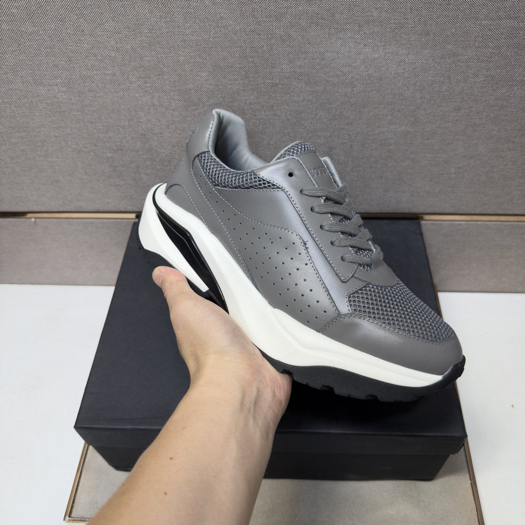 HUGO BOSS Mesh-Textured Casual Sneakers — model