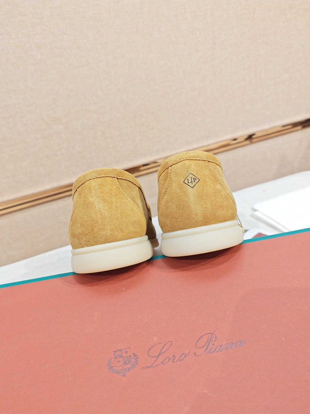 Loro Piana Metal-Charm Moc Toe Loafers — back