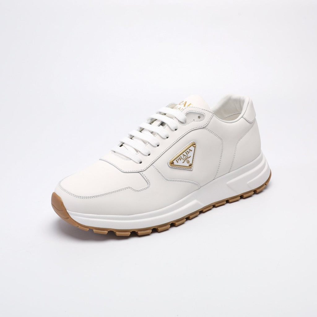 Prada Triangle Badge Low-Top Sneakers — hero