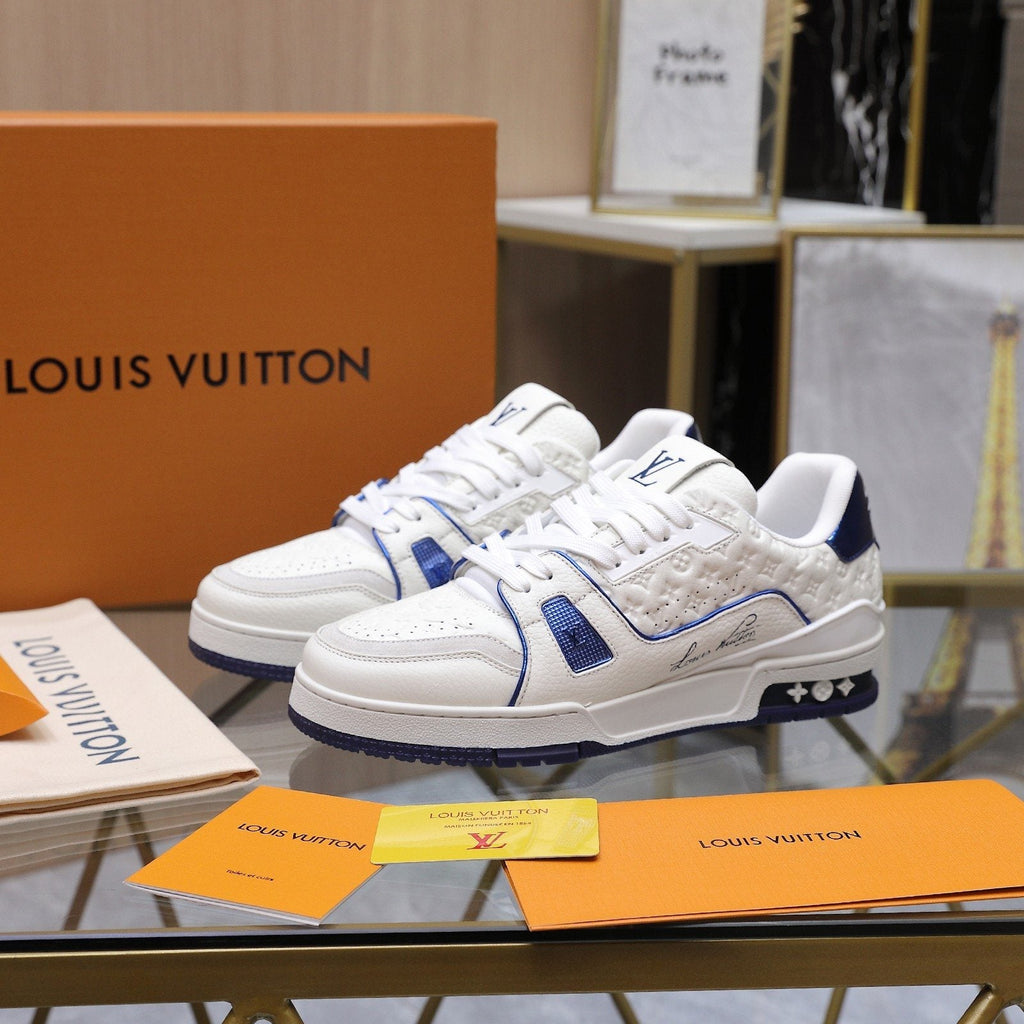 Louis Vuitton Low-Top Lace Sneakers — side