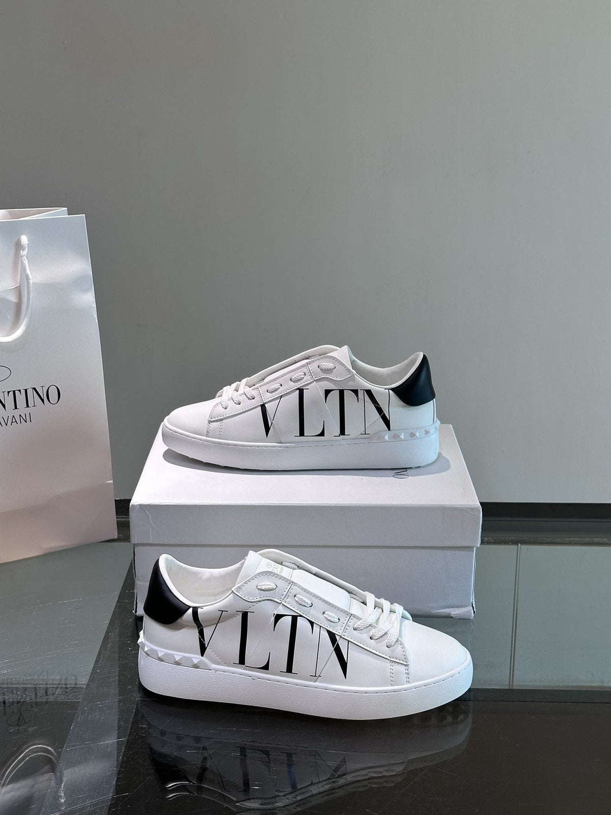 Valentino VLTN Stud Low-Top Sneakers — side