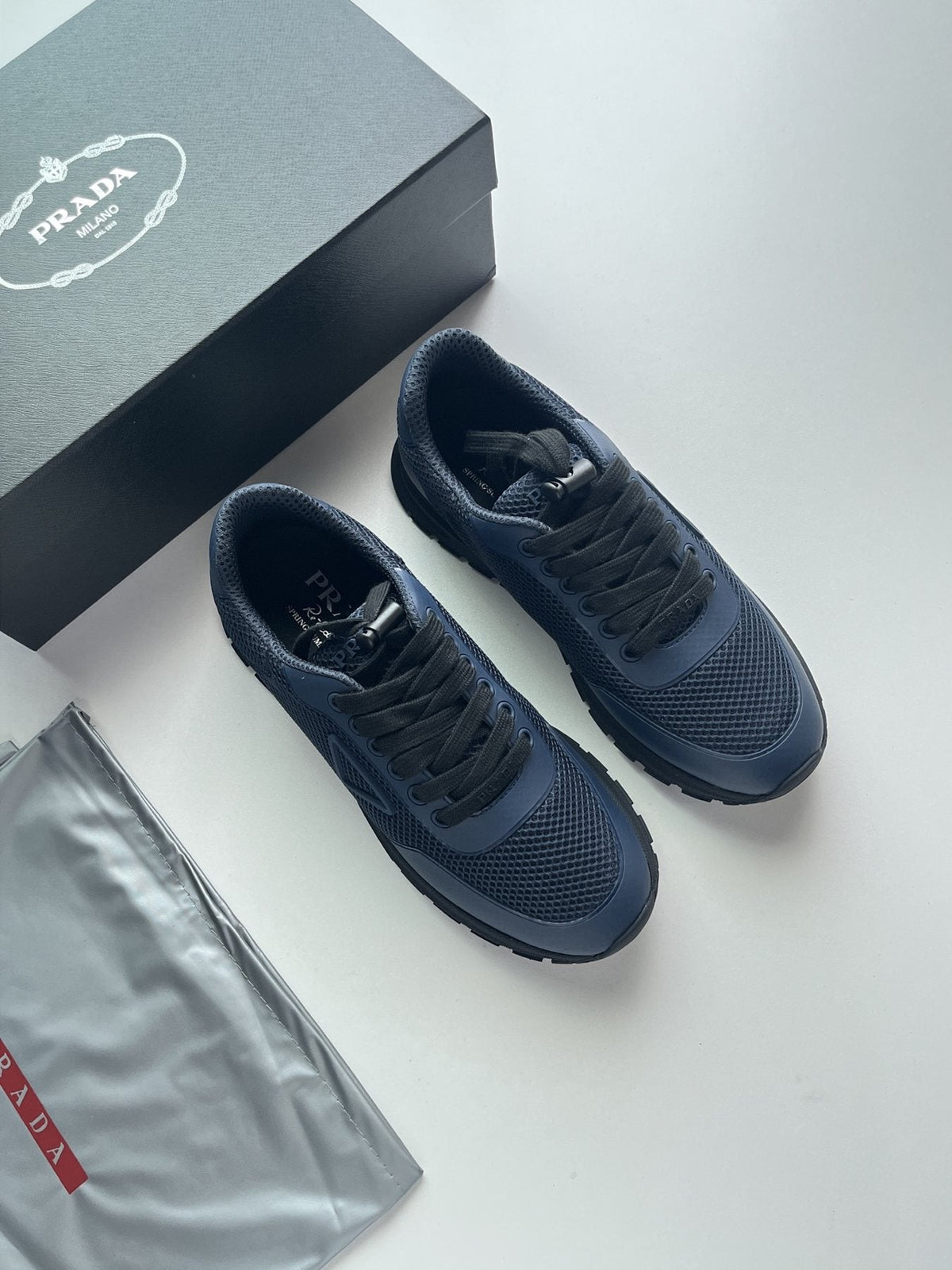 Prada Prax Mesh Sneakers — front