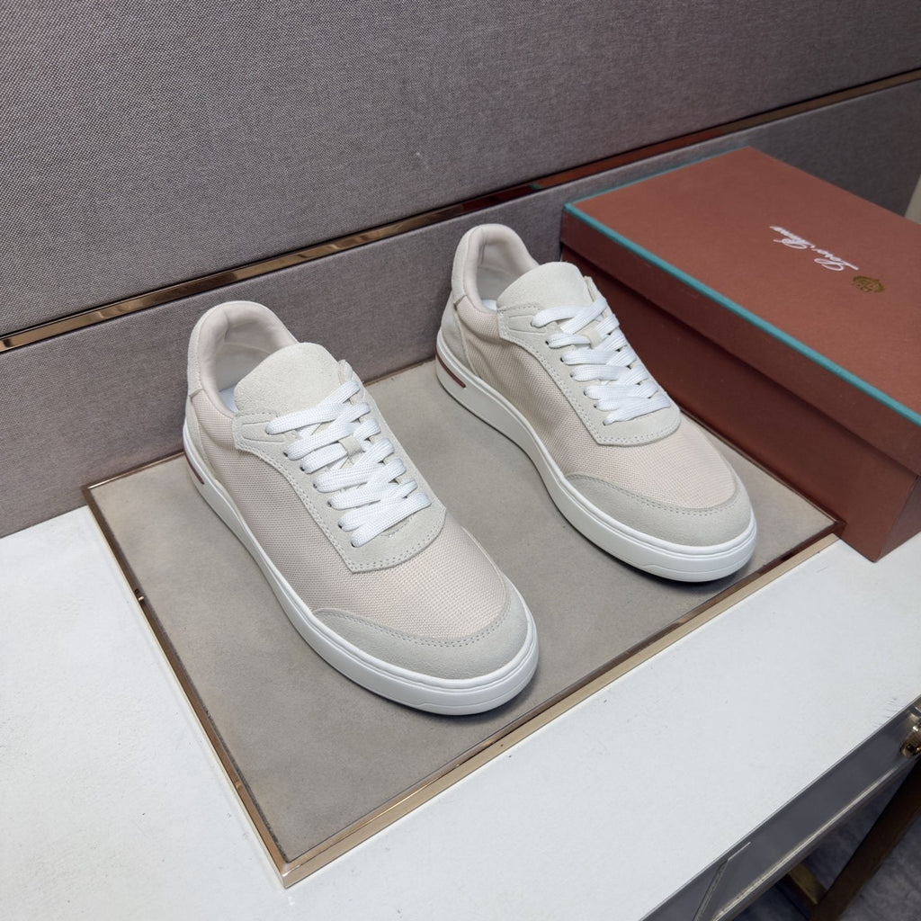 Loro Piana Mesh Low-Top Sneakers — front