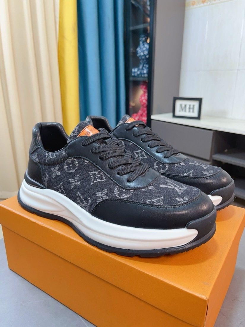 Louis Vuitton Monogram Low-Top Sneakers — front