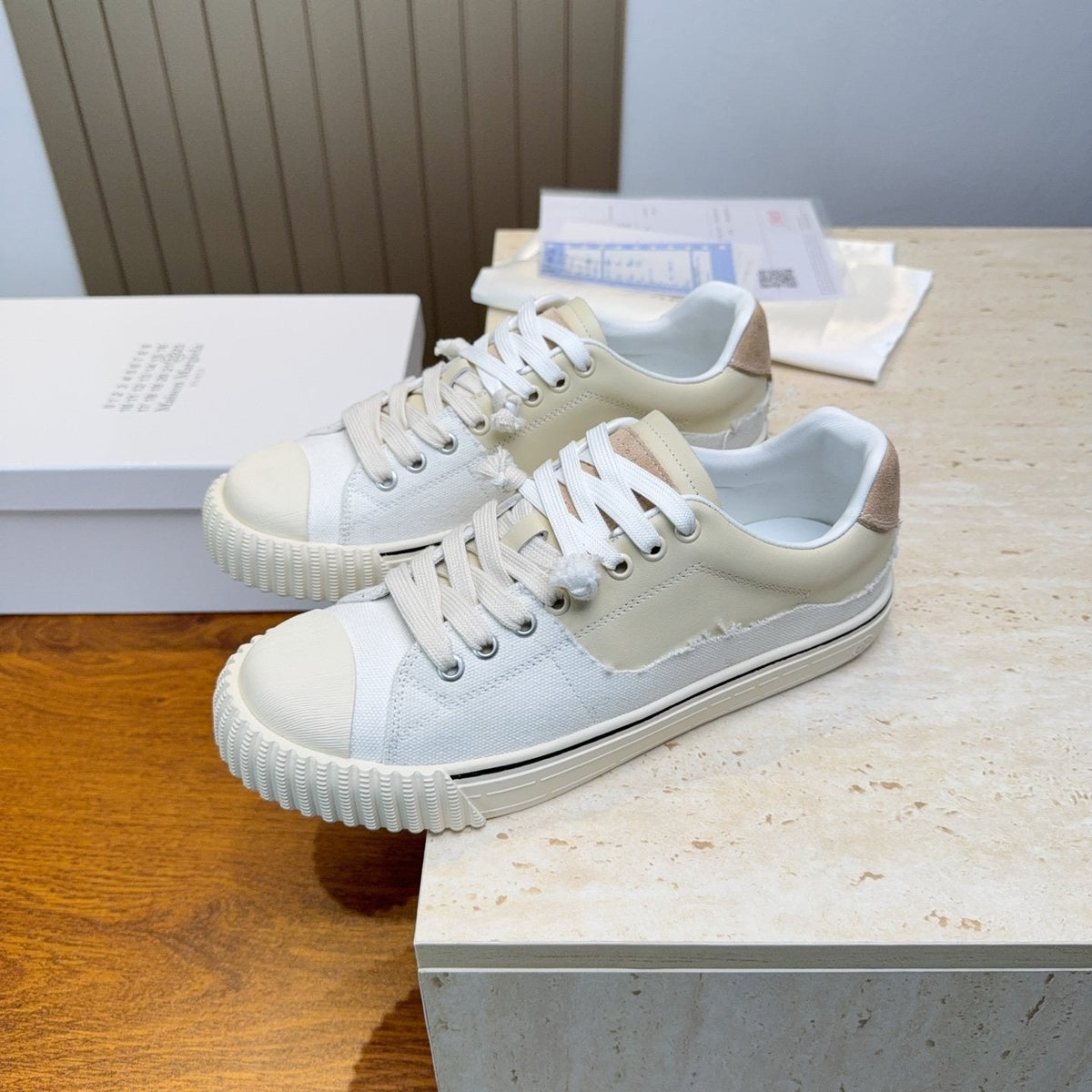 Maison Margiela Panel Low-Top Sneakers — front