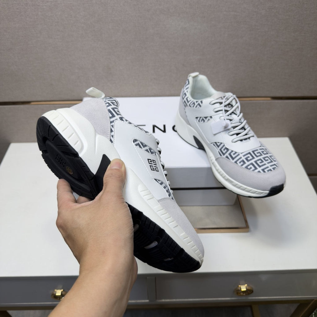 Givenchy Geometric Panel Low-Top Sneakers — detail