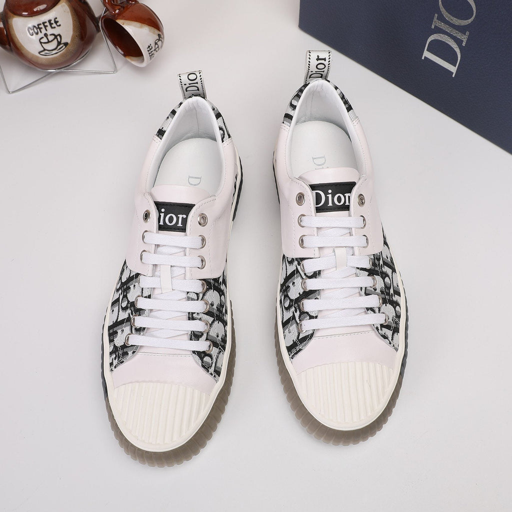 Dior Patterned Low-Top Sneakers — front