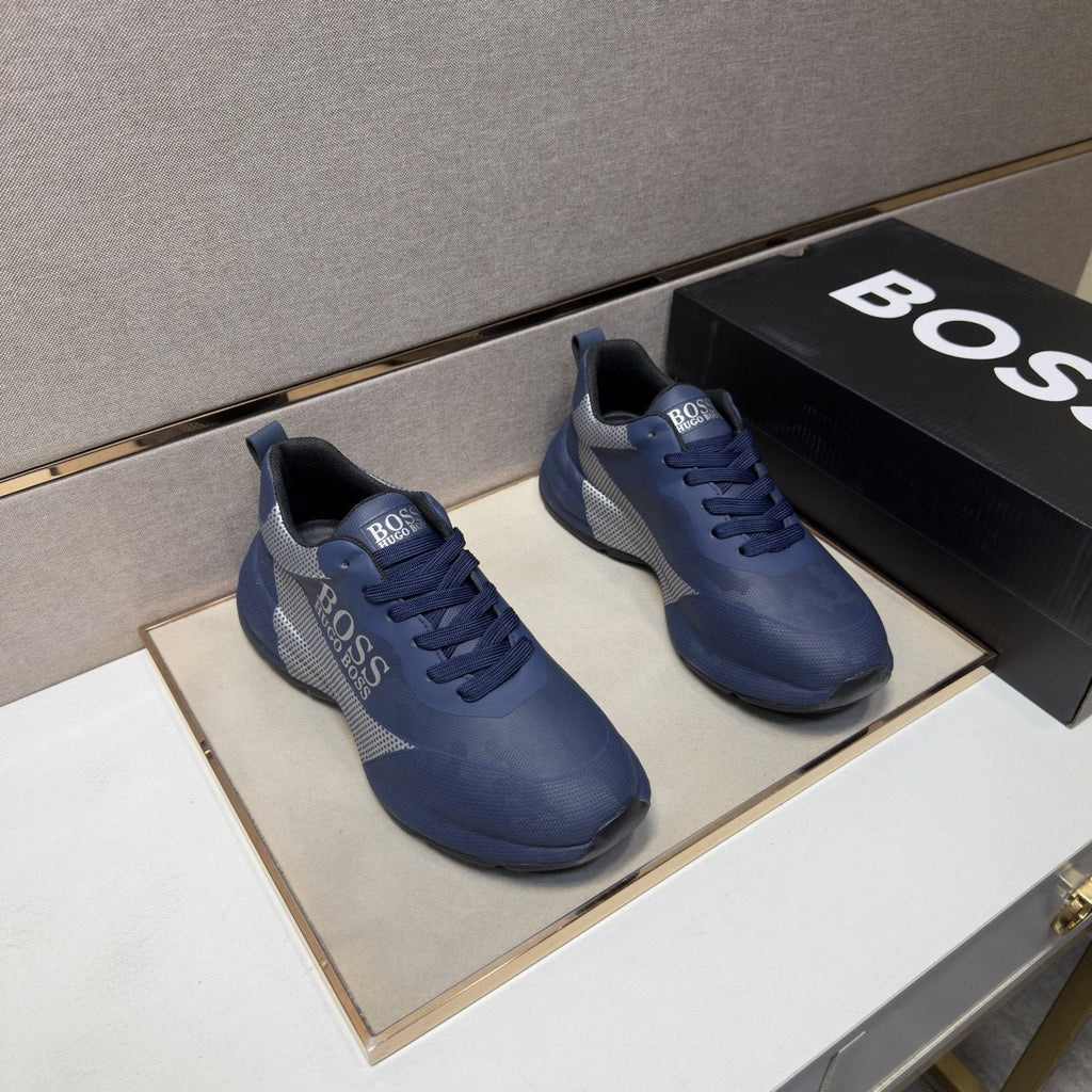 Hugo Boss Mesh-Panel Sneakers — front