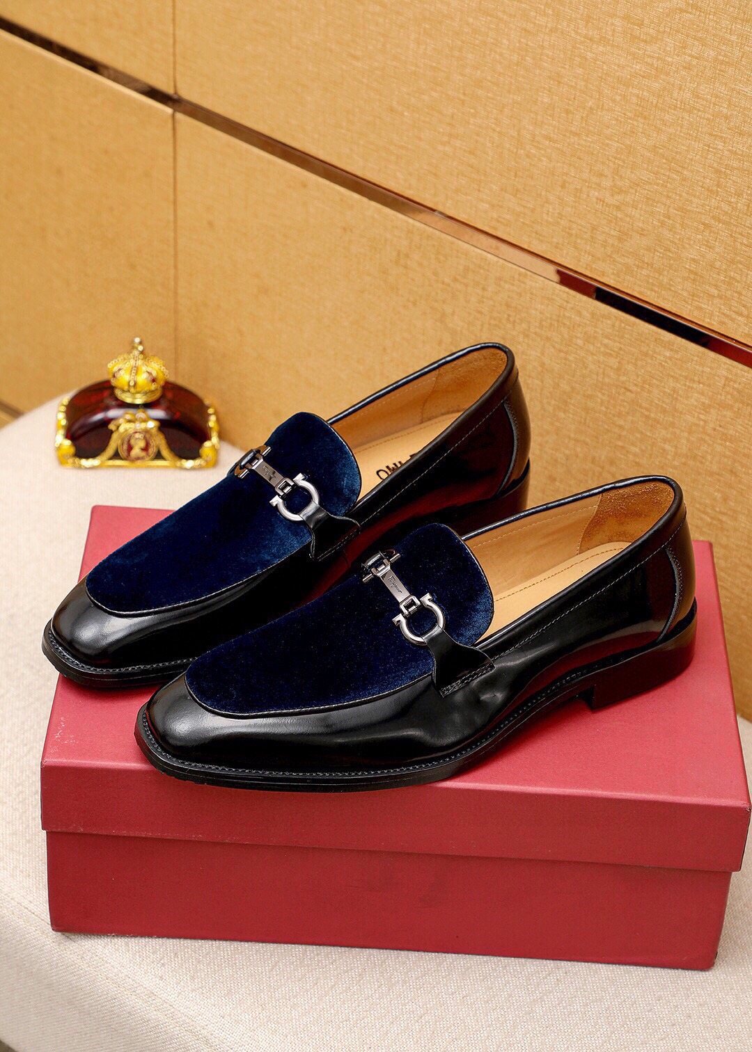 Ferragamo Metal Bit Loafers — hero