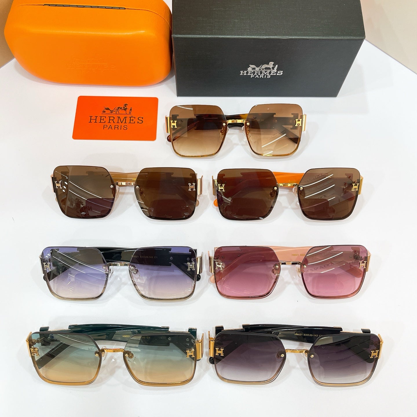 HERMÈS Eyeglasses H8021