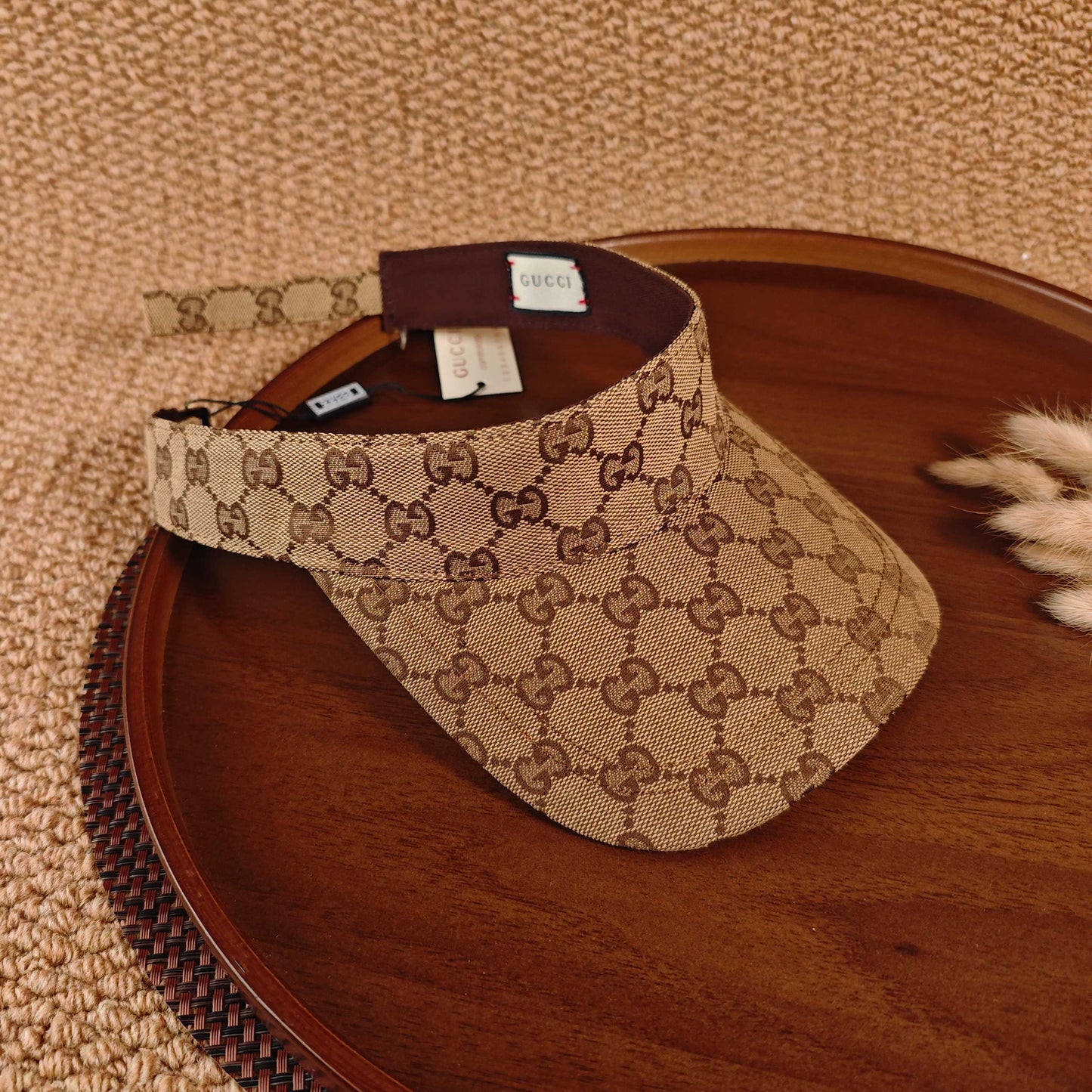 GUCCI GG Monogram Canvas Sun Visor