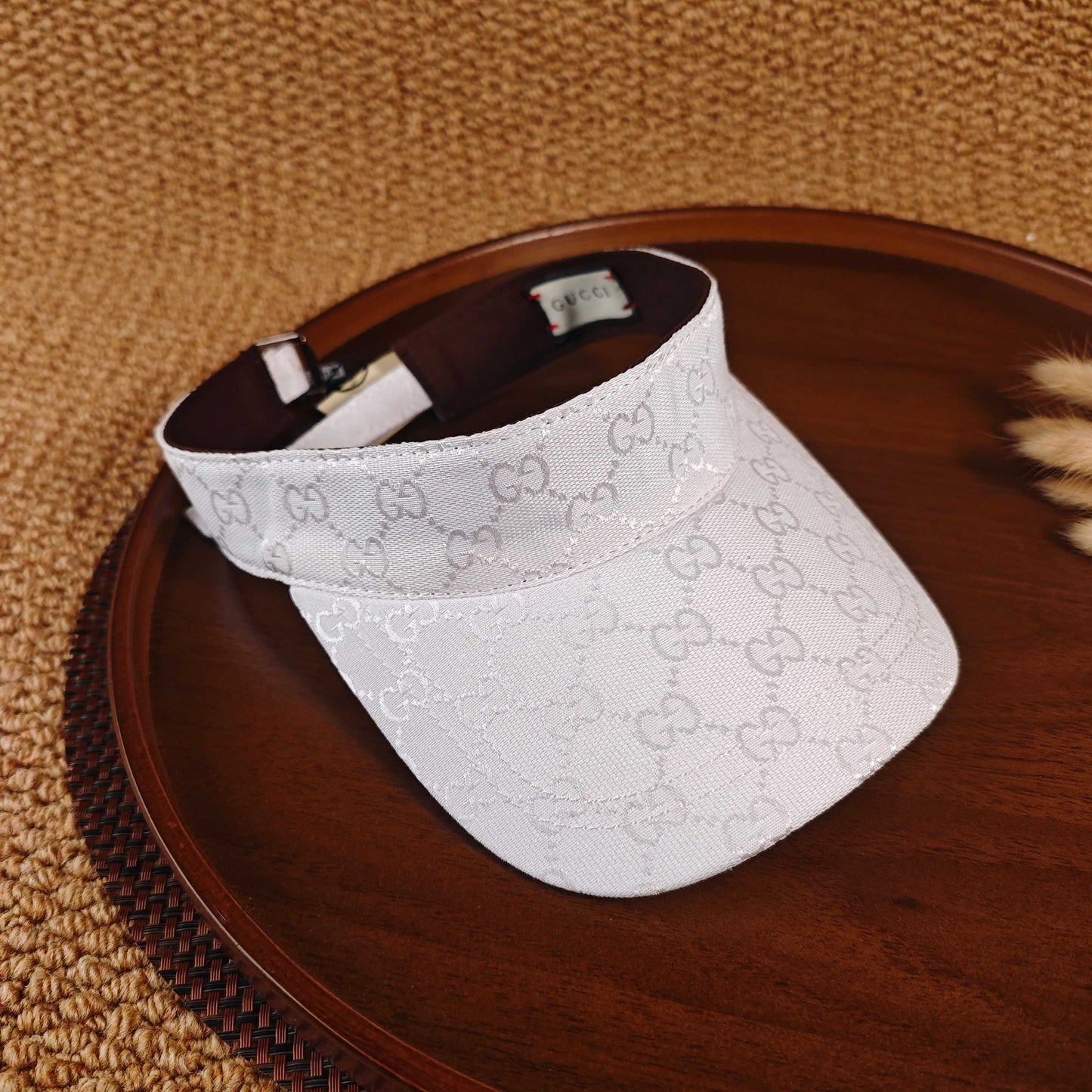 GUCCI GG Monogram Canvas Sun Visor