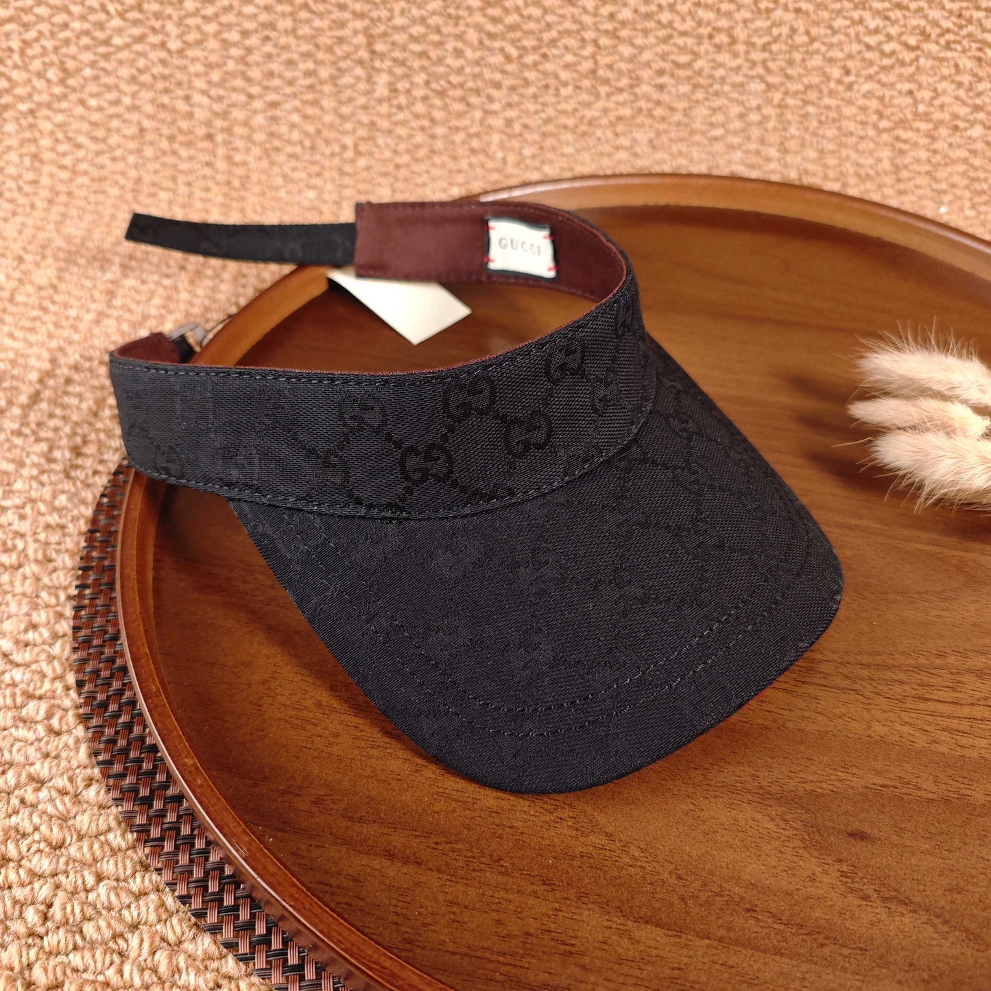GUCCI GG Monogram Canvas Sun Visor