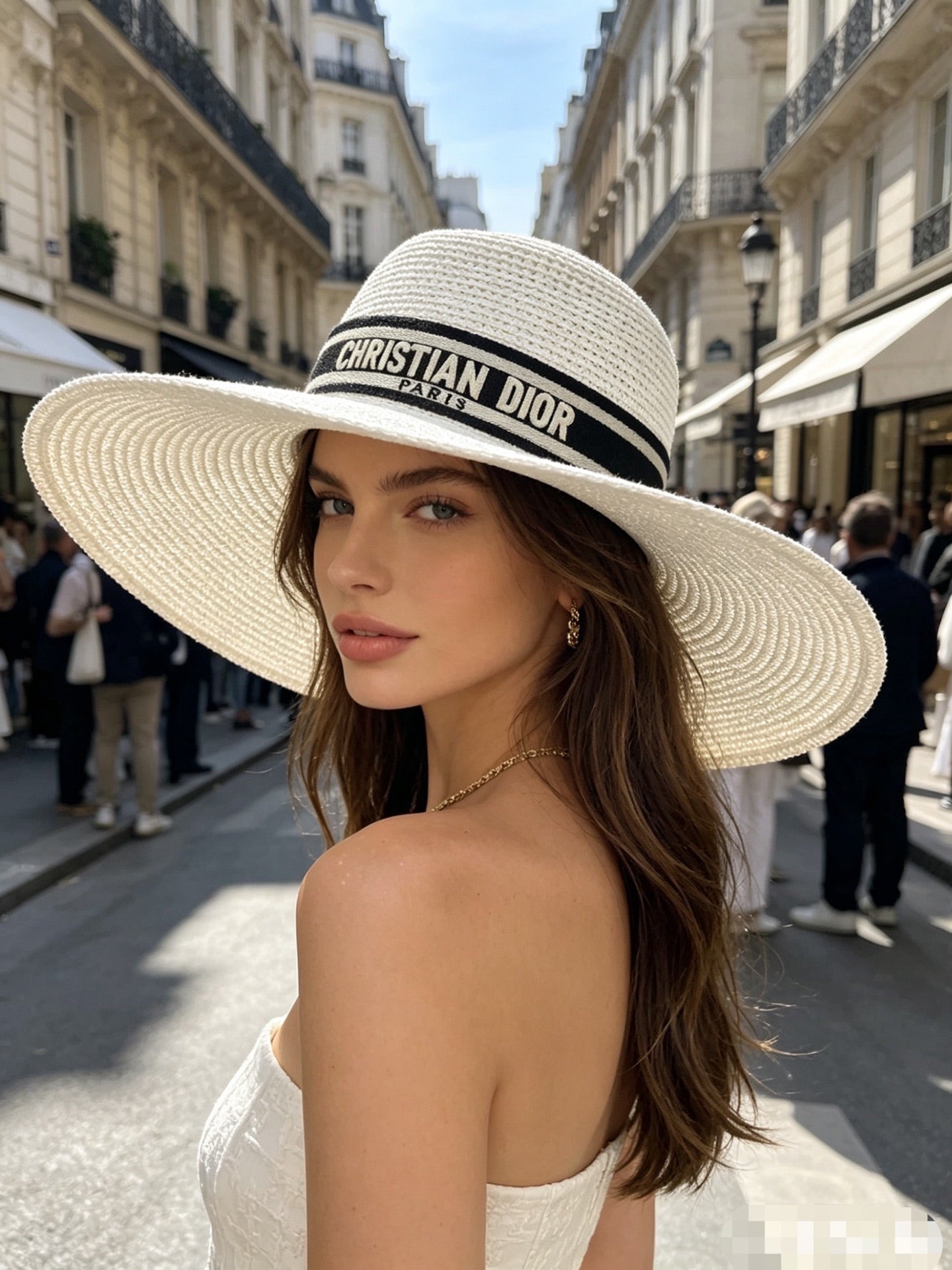 DIOR Wide Brim Sun Hat
