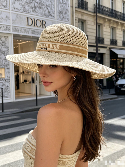 DIOR Wide Brim Sun Hat